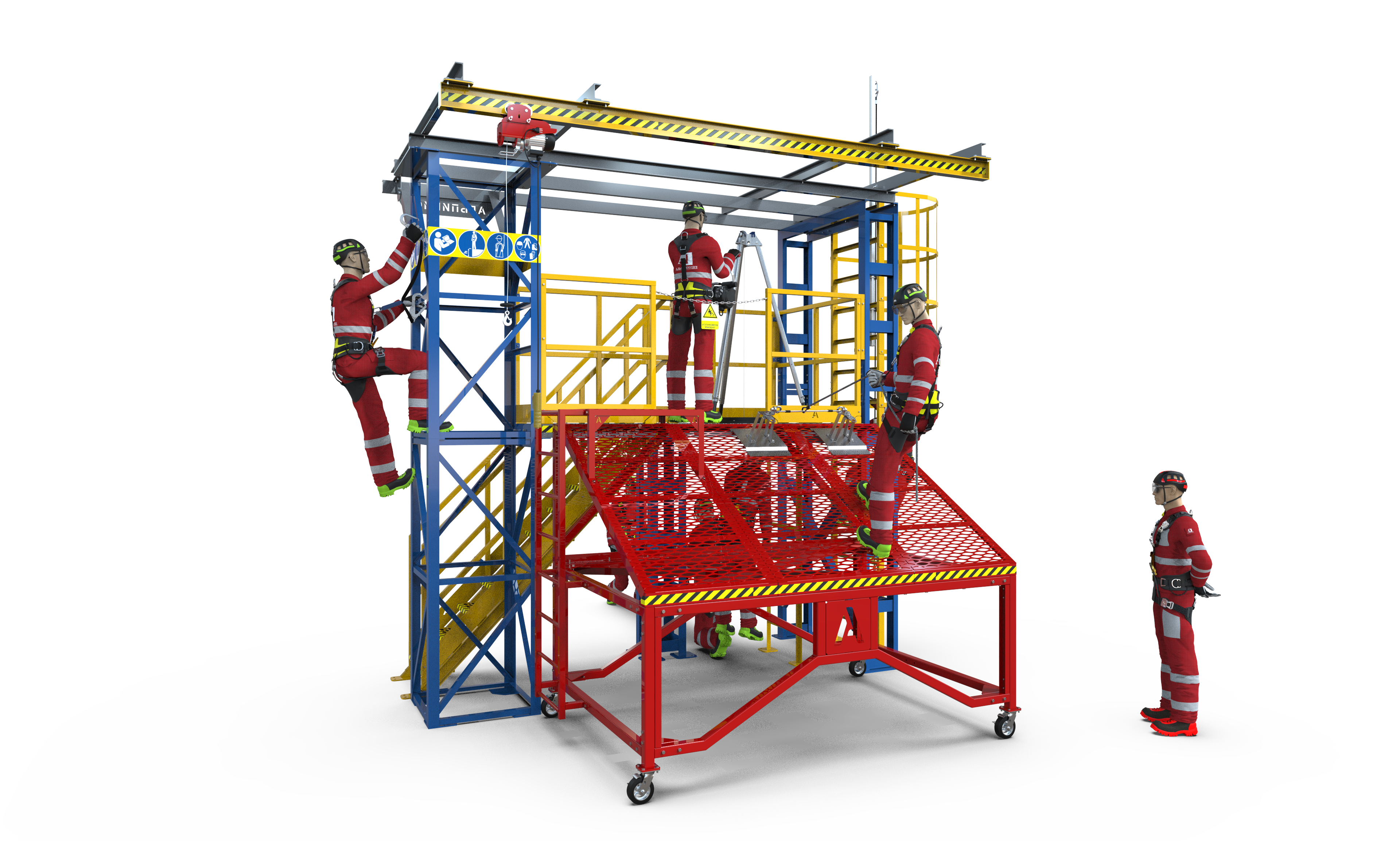 Учебно-тренировочный полигон (комплекс)  Альпинист-01-03-4.