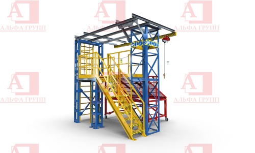 Учебно-тренировочные полигоны (комплексы) / 1 Серия УТП "АЛЬПИНИСТ" (БАЗОВЫЕ) Альпинист-01-03-4